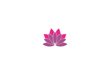 Lotus beauty flower logo
