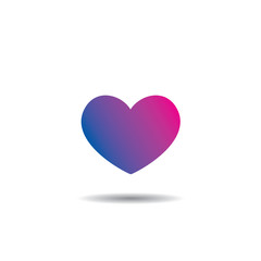 Vector Like Logo Icon Flat Design