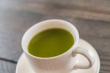 hot matcha