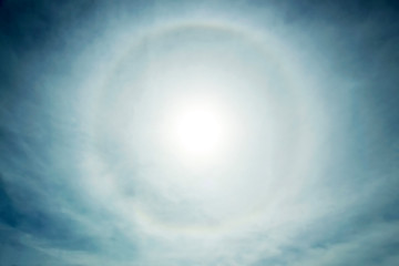 Halo, atmospheric phenomenon in the sky