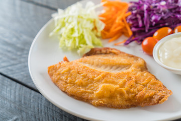 fried fish steak