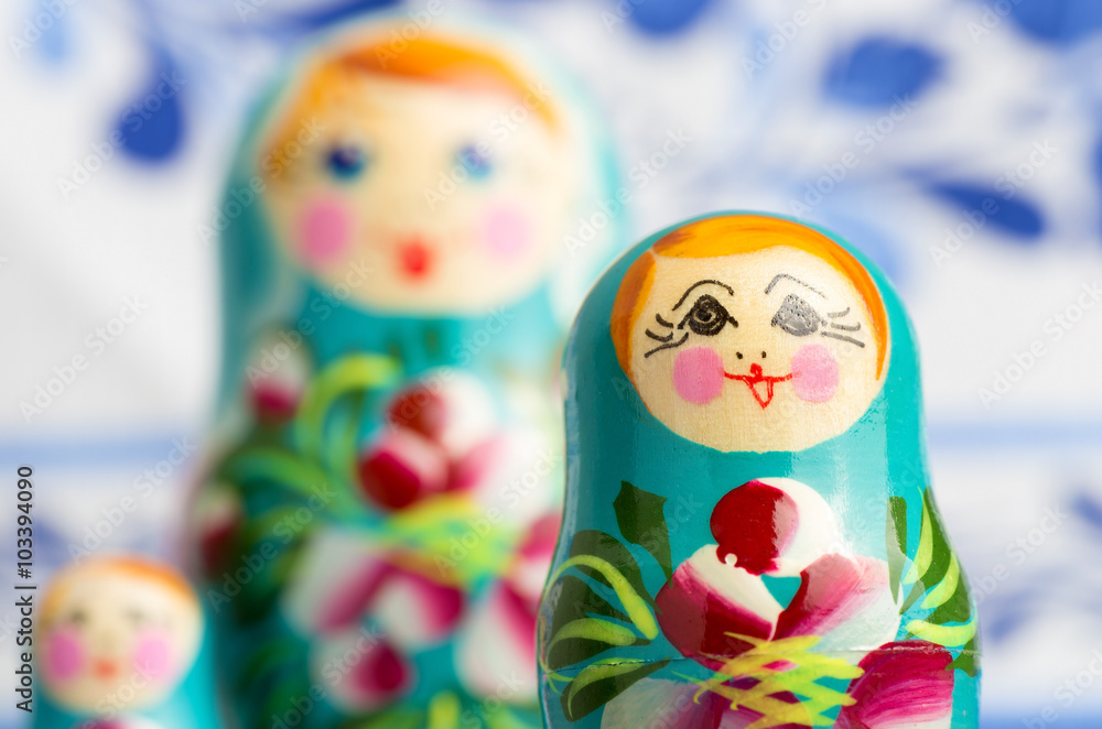 Wall mural Matryoshka