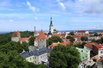 Fototapeta na wymiar Tallinn Old Town, Estonia