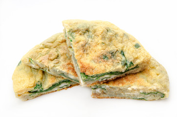 Spinach omelet