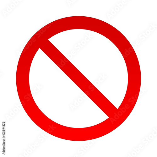 "Verbotsschild leer 2D" Stockfotos und lizenzfreie Bilder auf Fotolia