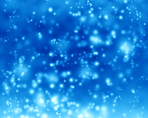 Glittering blue background