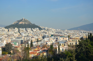 Fototapeta na wymiar Monte Lycabettus ad Atene