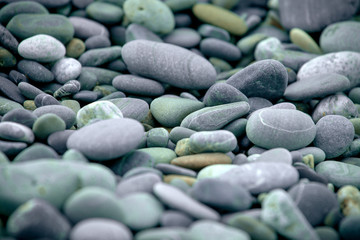 Abstract background with pebbles - round sea stones