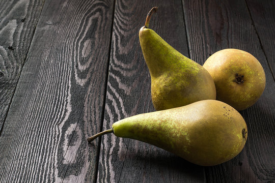 Three ripe pears conference
