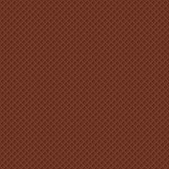 vector illustration of seamless chocolate waffle pattern