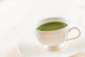 hot matcha