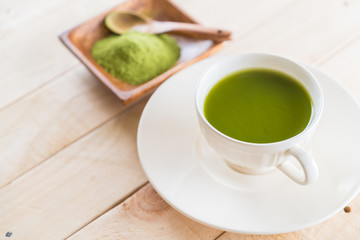 hot matcha