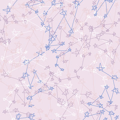 Stars constellations stylize drawing.