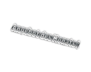 Angebot des Monats 3d wort 