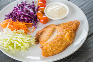 fried fish steak