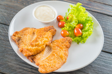 fried fish steak