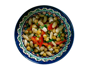 Pakistani Mixed Bean Salad
