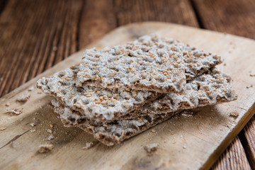 Crispbread (selective focus)