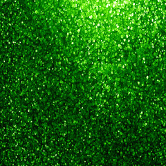 Glittering green background