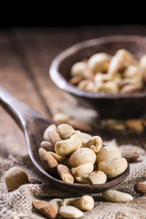 Mixed roasted and salted nuts