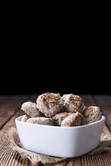 Some fresh made Meatballs