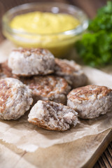 Small homemade Meatballs