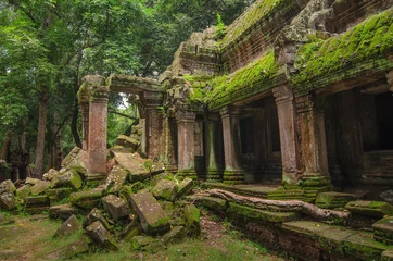 Afwasbaar behang Rudnes Angkor Wat - a giant Hindu temple complex in Cambodia