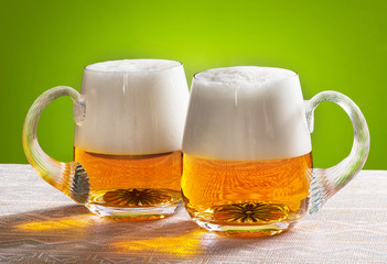 two beers on the table