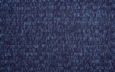 Blue knitted texture as background