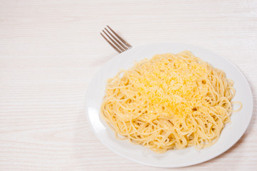 capellini pasta with cheese