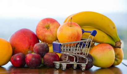 variety of fruits