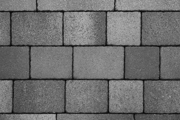 Stone wall, pavement