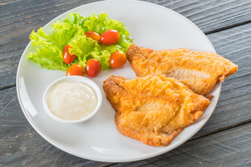 fried fish steak
