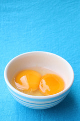 Eggs in a bowl