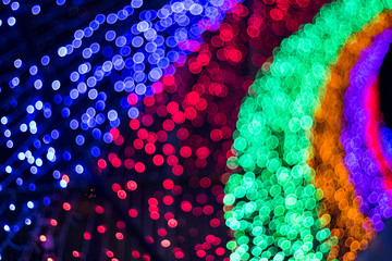 rainbow led light tunnel
