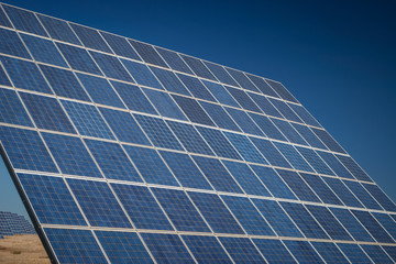 Sun Energy Farm - Stock Image