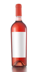 rose wine bottle