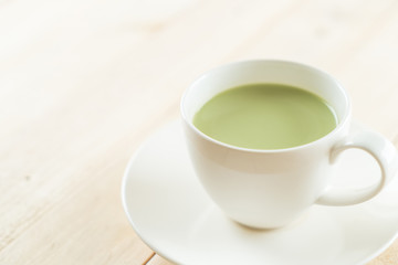 hot matcha latte