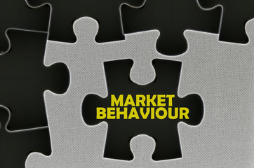 The white jigsaw puzzle written word market behaviour