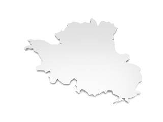 3D Karte Baden-Württemberg - Esslingen