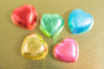 Heart Chocolate Love