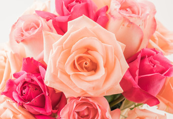 Fototapeta na wymiar rose bouquet