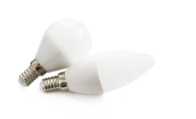 LED lamp oval and round shape