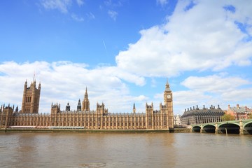 Obraz na płótnie Canvas Houses of Parliament, London