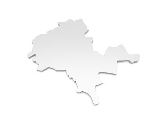 3D Karte Rheinland-Pfalz - Alzey-Worms
