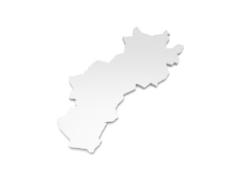 3D Karte Rheinland-Pfalz - Kusel
