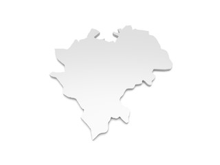 Fototapeta premium 3D Karte Rheinland-Pfalz - Rhein-Lahn-Kreis