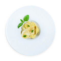 Traditional italian cuisine - ravioli