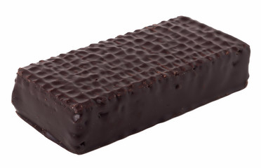 chocolate bars on a white background