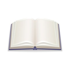 Open Book, vector illustration